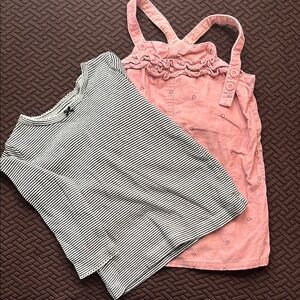 Carter's Black and White Short Sleeve Tee